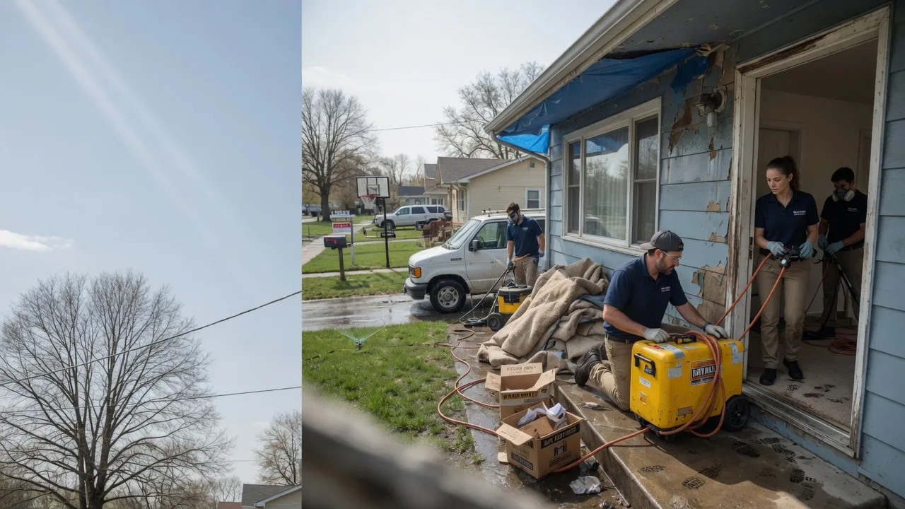 Basement Flood Cleanup in Aurora, OH near me